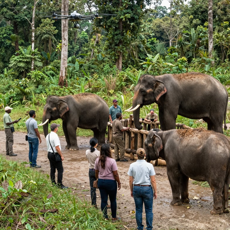 Iniziative Globali per Proteggere gli Elefanti in Zone a Rischio Elevato