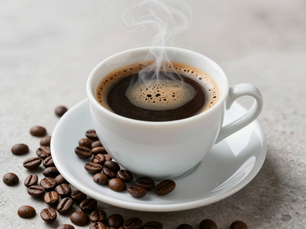 Ethiopische koffie in een kopje