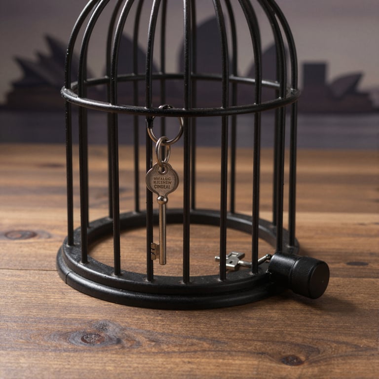 Breaking News on Chastity Keyholding and Secure BDSM Lock Cages Down Under