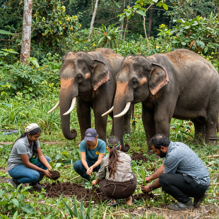 Campagne Globali per Preservare l'Habitat Naturale degli Elefanti