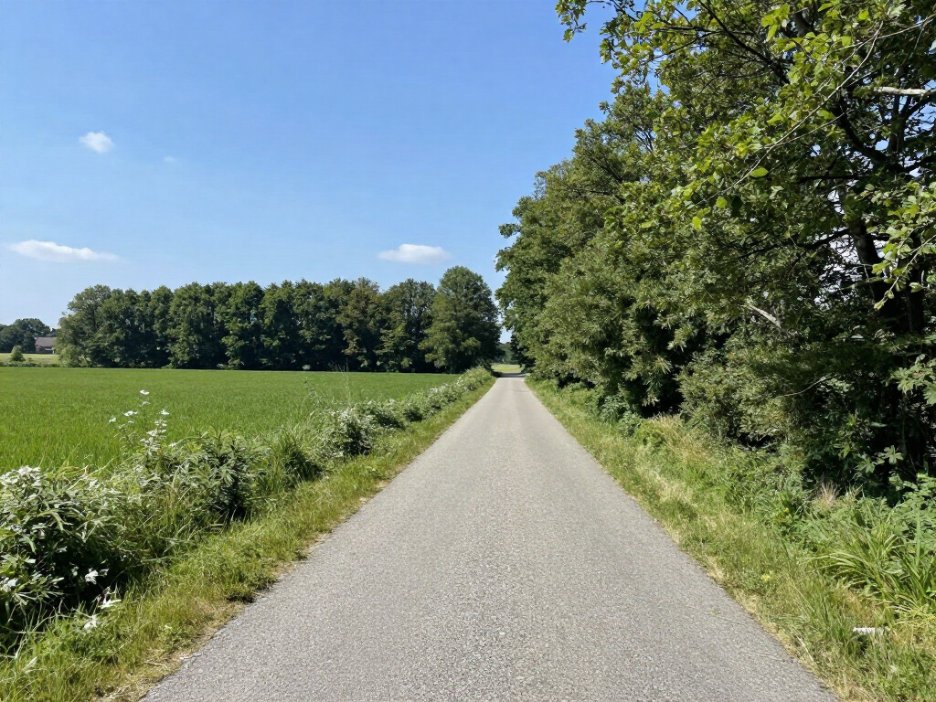 Natuurmooie plekken aan de kant van de route