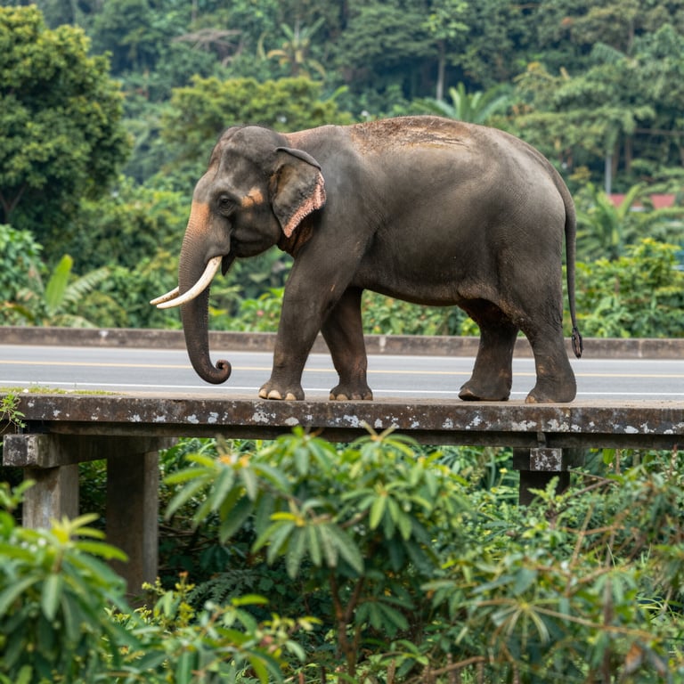 Sostegno a Infrastrutture Amiche della Fauna per Salvaguardare Elefanti Asiatici