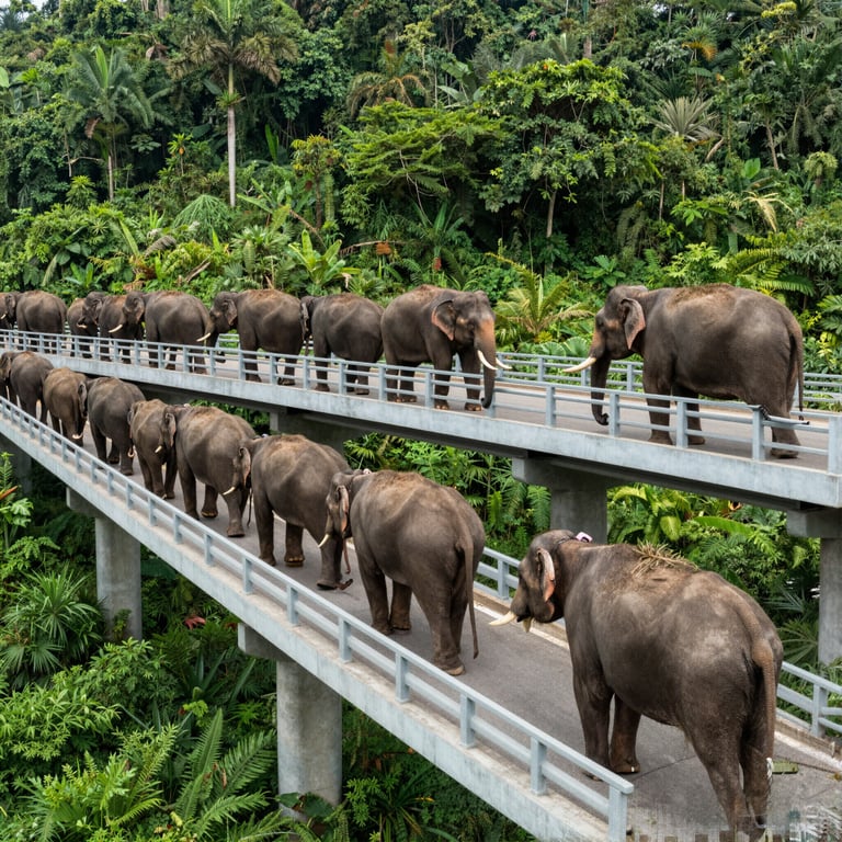 Promuovere Infrastrutture Amiche della Fauna per Salvare gli Elefanti Asiatici nel 2026