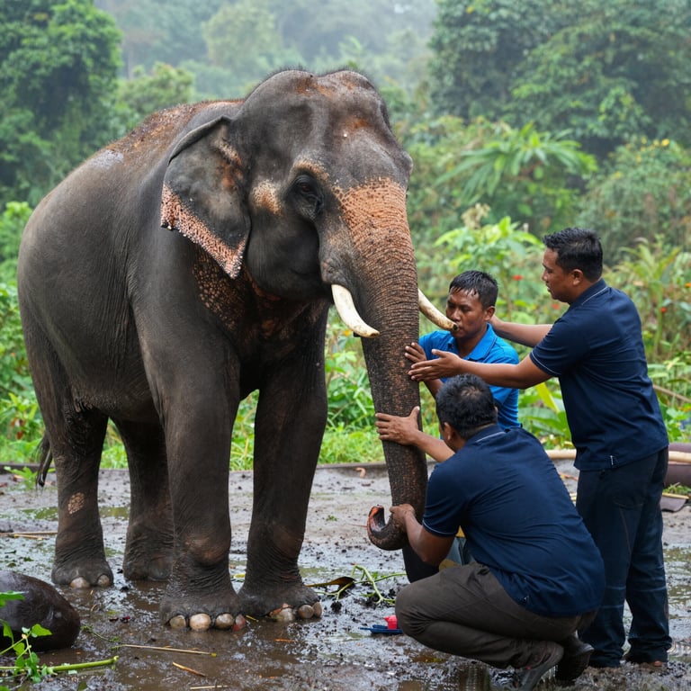 Come Salviamo gli Elefanti Asiatici in Thailandia con Cure e Assistenza Quotidiana