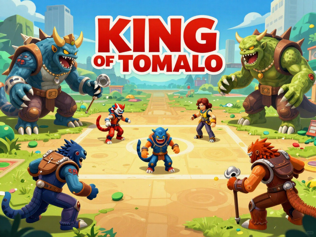 King of Tokyo spelbord met monsters en kaarten