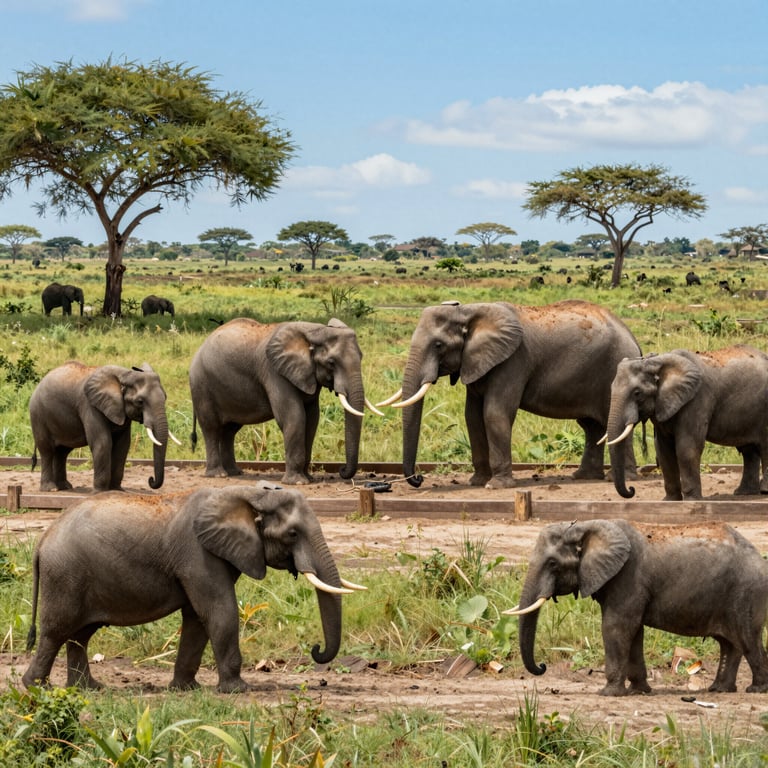 Sforzi Globali per la Protezione degli Elefanti: Salvaguardare Habitat e Combattere il Bracconaggio