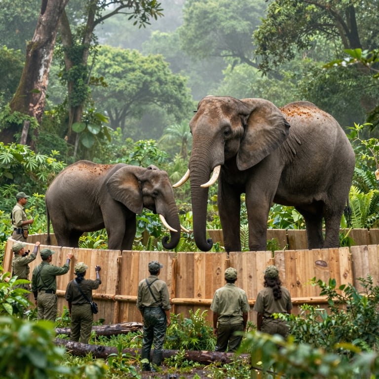 Iniziative di Conservazione per Proteggere Elefanti delle Foreste Africane