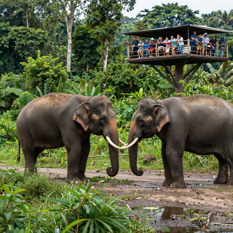 Come il Turismo Sostenibile Rafforza la Conservazione degli Elefanti Asiatici