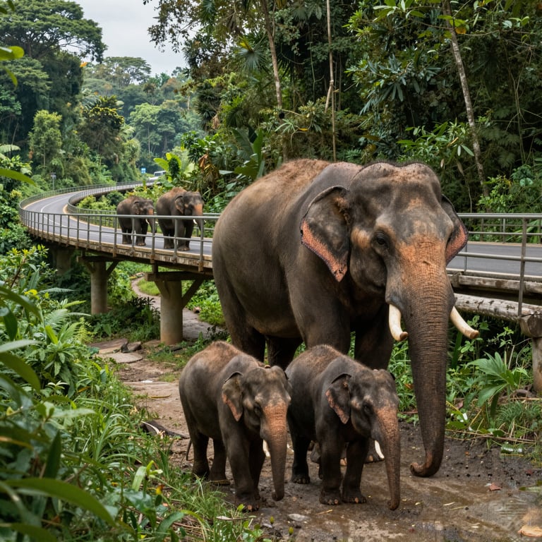 Infrastrutture Ecologiche per Salvaguardare gli Elefanti Asiatici in Asia