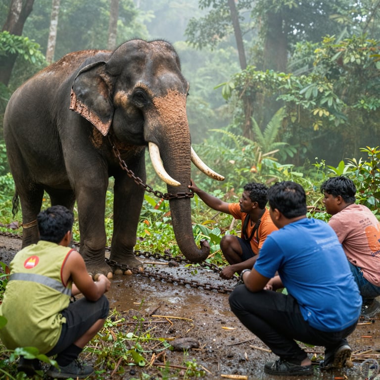 SOS per Elefanti: Lancio di un Salvataggio Urgente contro il Lavoro Forzato Prolungato
