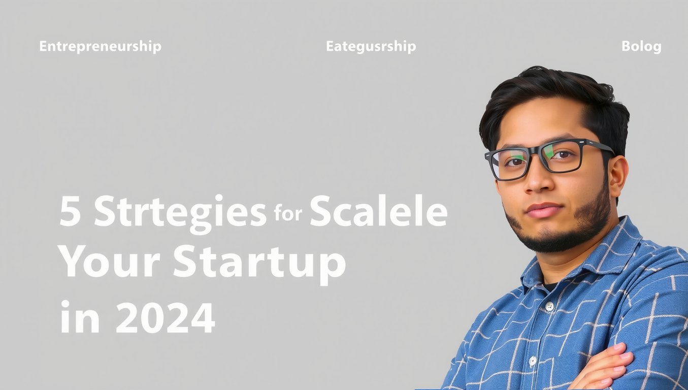 5 Essential Strategies for Scaling Your Startup in 2024