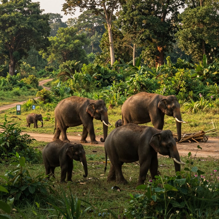 Preservare l'Habitat Naturale degli Elefanti: Sforzi per la Conservazione della Fauna Selvatica