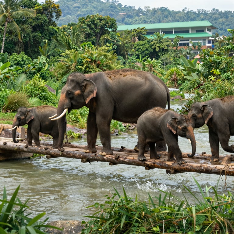 Infrastrutture Sostenibili per Aiutare gli Elefanti Asiatici in Difficoltà