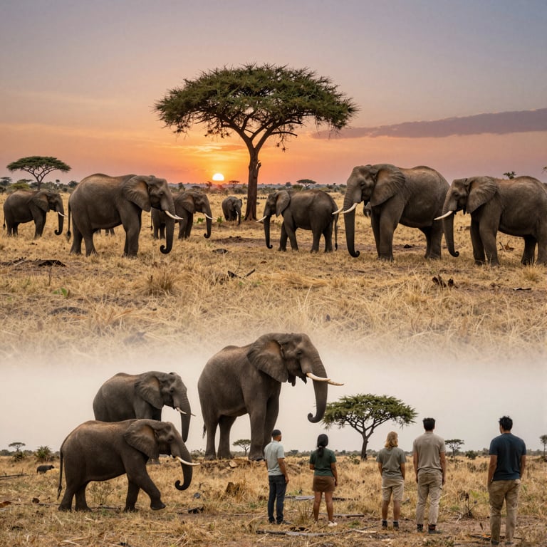 Iniziative Globali per Proteggere e Conservare la Popolazione di Elefanti