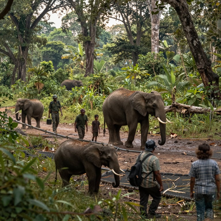Soluzioni efficaci contro le pericoli che minacciano la sopravvivenza degli elefanti forestali africani