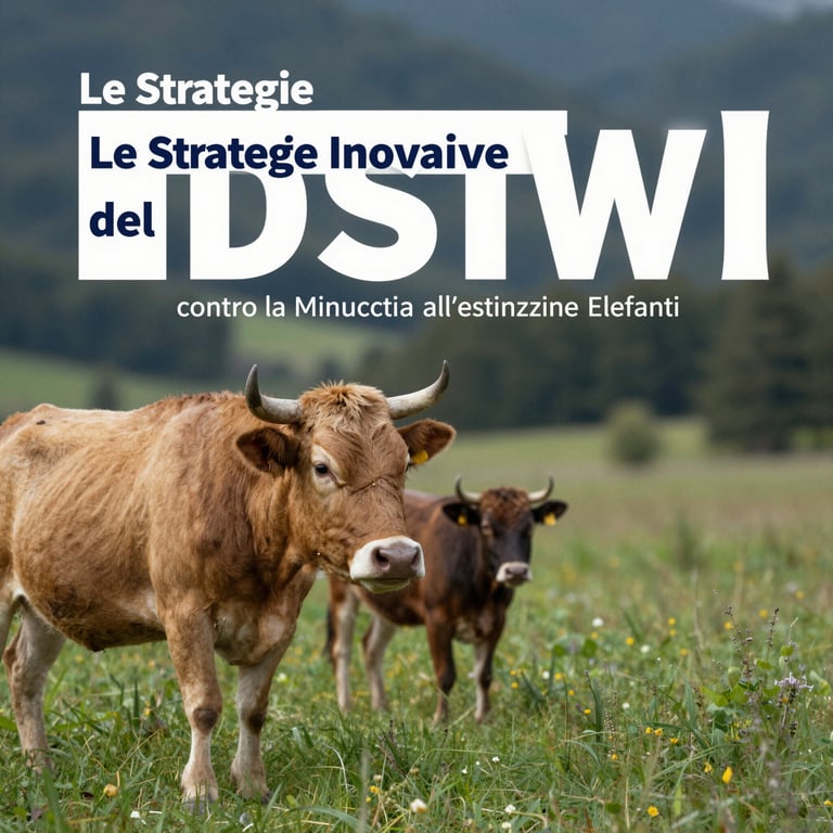 Le Strategie Innovative del DSWF contro la Minaccia all'Estinzione Elefanti