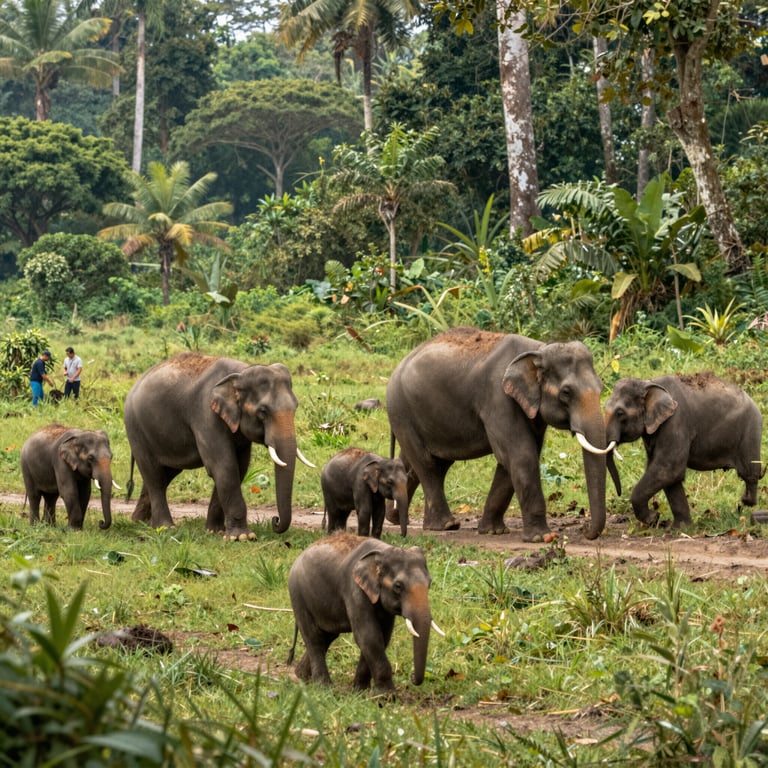 Preservare gli Habitat degli Elefanti: Iniziative Mondiali per la Tutela e la Conservazione