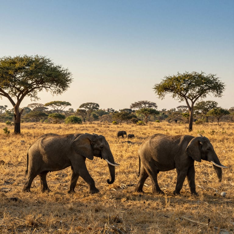 Preservare l'Habitat Naturale: Sforzi per la Tutela e Conservazione degli Elefanti Selvatici