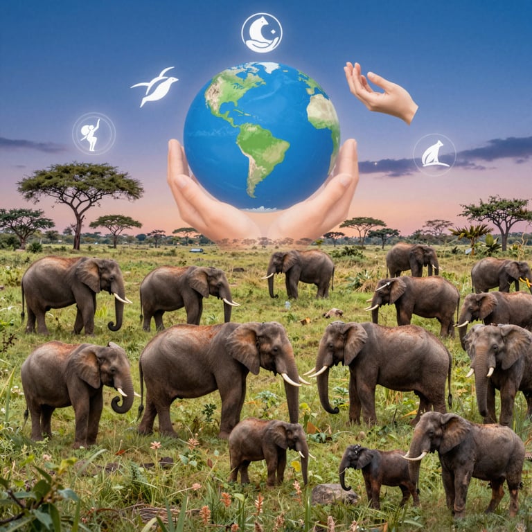 Iniziative Mondiali per Salvare la Popolazione di Elefanti in Declino