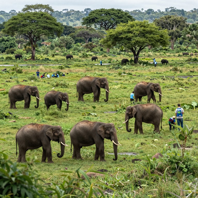Iniziative Globali per Conservare gli Habitat Naturali degli Elefanti Minacciati
