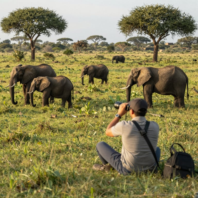 Scopri i metodi etici per osservare elefanti africani senza arrecare danni ambientali