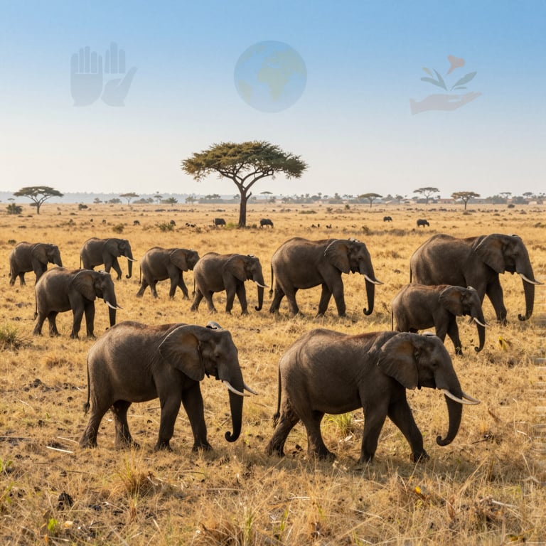 Iniziative Mondiali per Proteggere gli Elefanti dalla Minaccia dell'Estinzione