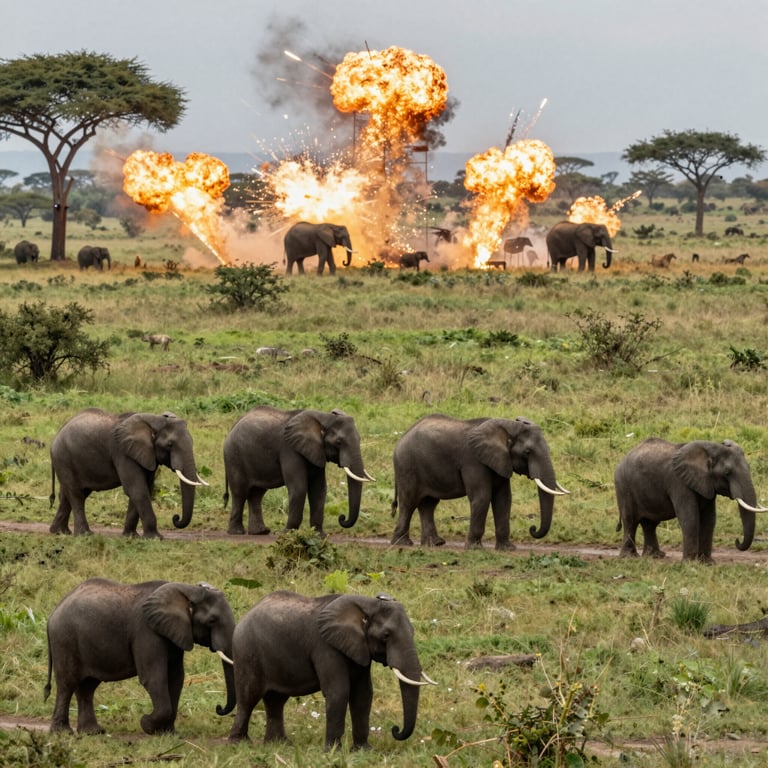 Iniziative Innovative per Salvare gli Elefanti Usando Esplosivi Controllati