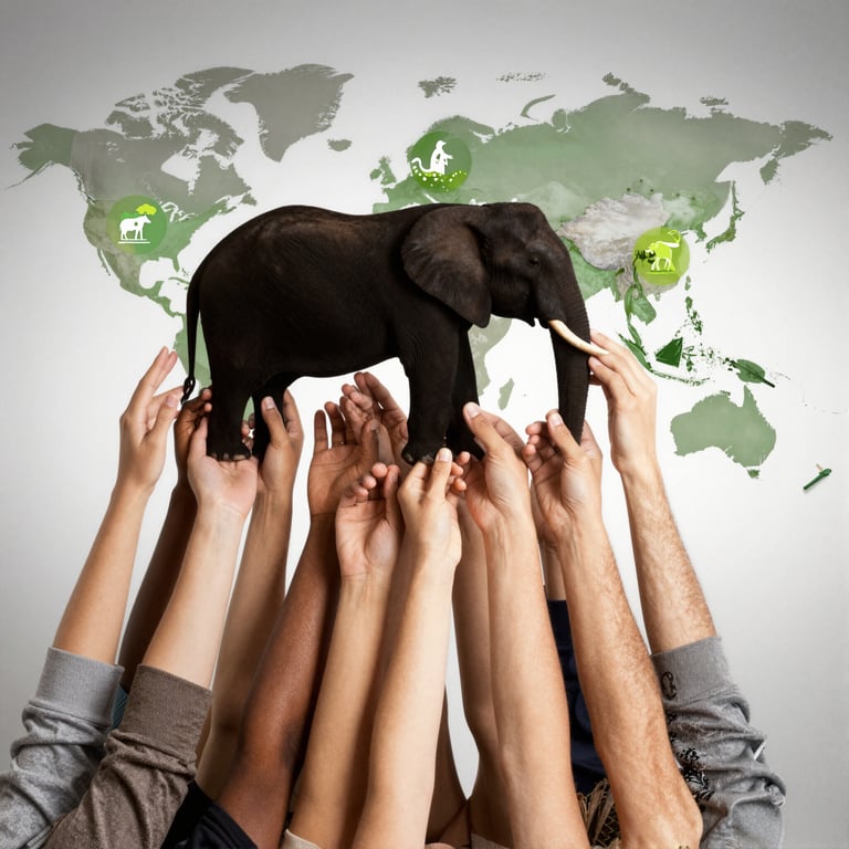 Iniziative Globali per Salvare le Popolazioni di Elefanti in Pericolo