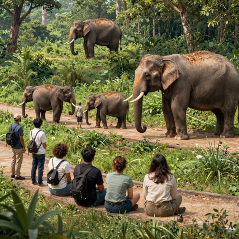 Osservare elefanti eticamente: strategie per evitare conflitti e danni ambientali