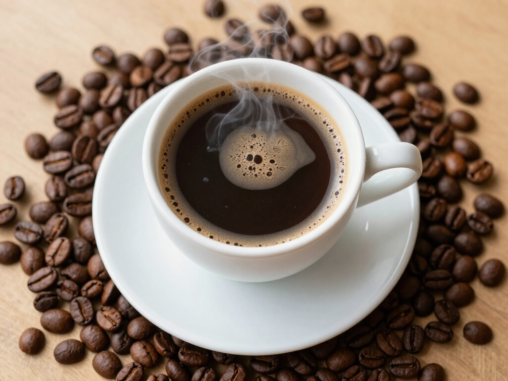 Koffie uit Colombia in een kopje
