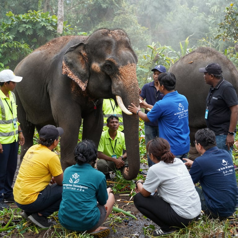 Missione in Thailandia: Organizzazione Non-Profit contro Estinzione Elefanti