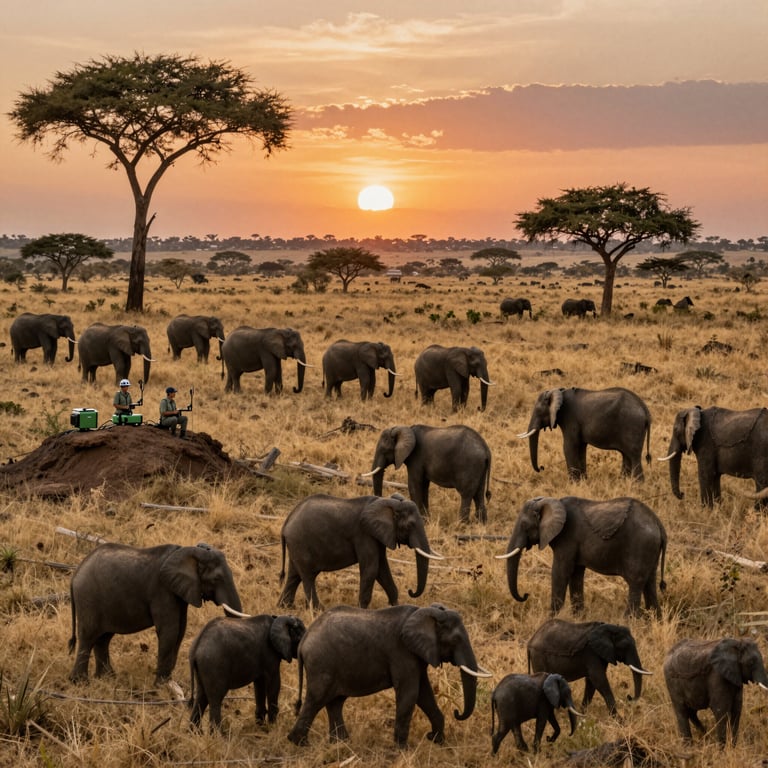 Metodi Efficaci per Monitorare e Salvare le Mandrie di Elefanti Selvatici