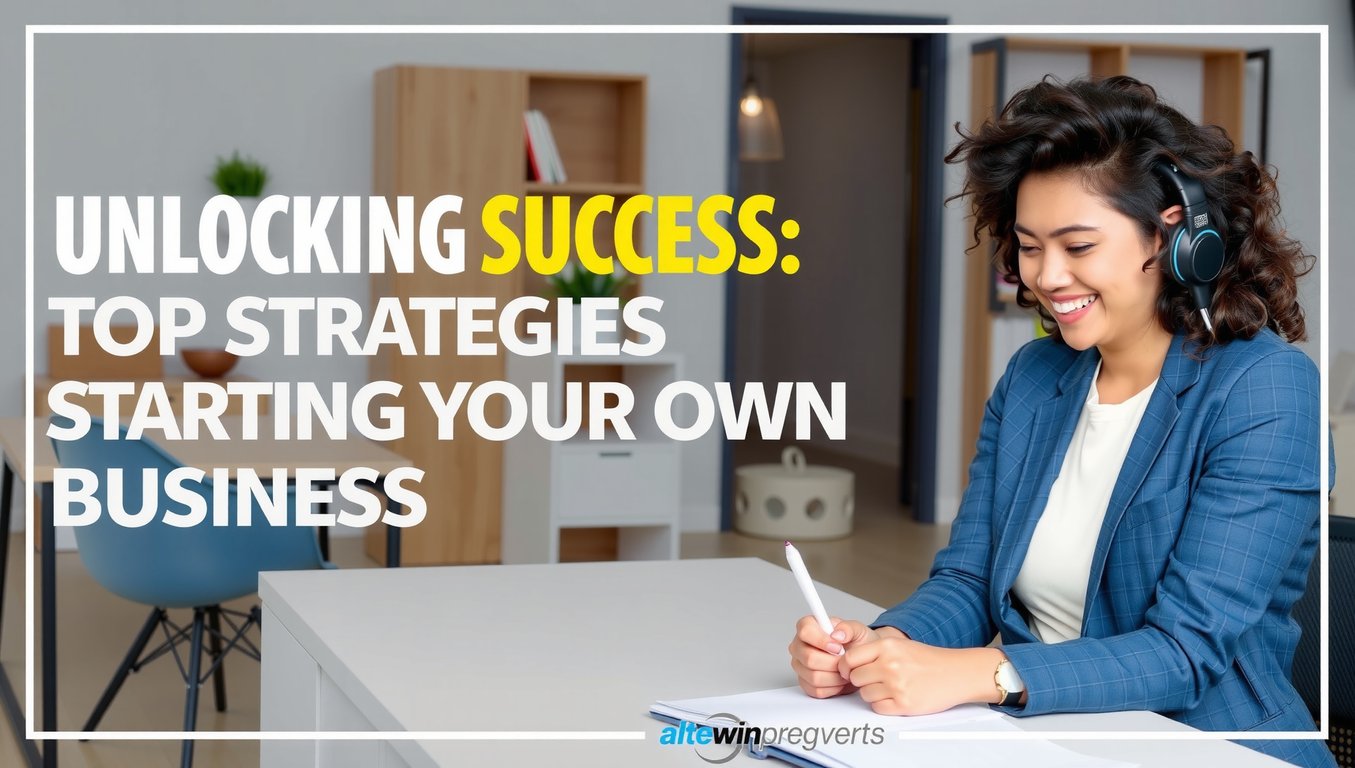 Unlocking Success: Top Strategies for Starting Your Own Business