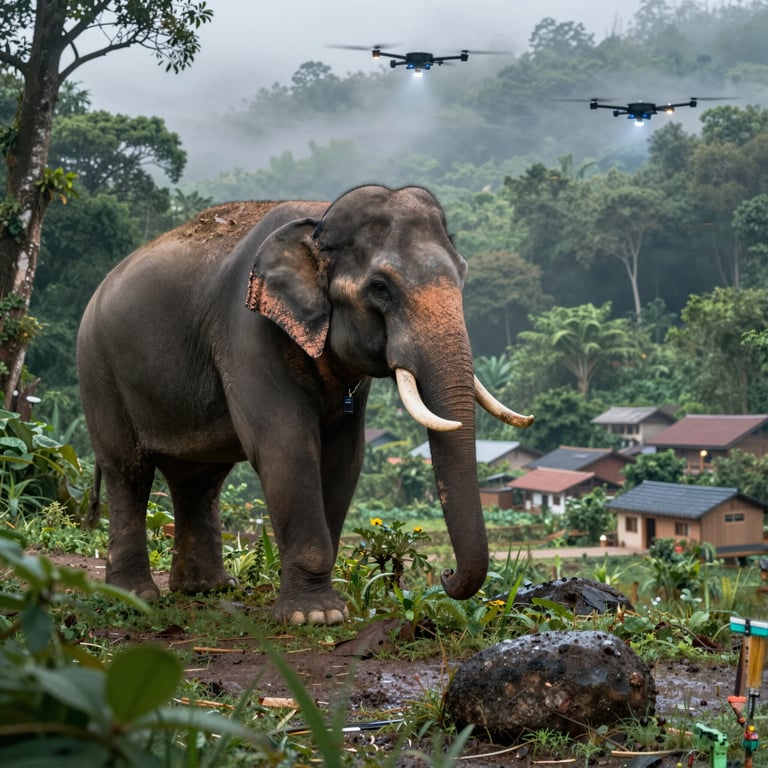 Tecnologie moderne per proteggere elefanti e comunità in armonia pacifica