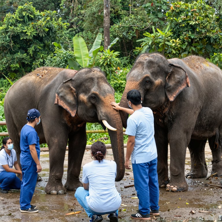 Iniziative di Salvataggio e Riabilitazione per Proteggere le Popolazioni di Elefanti