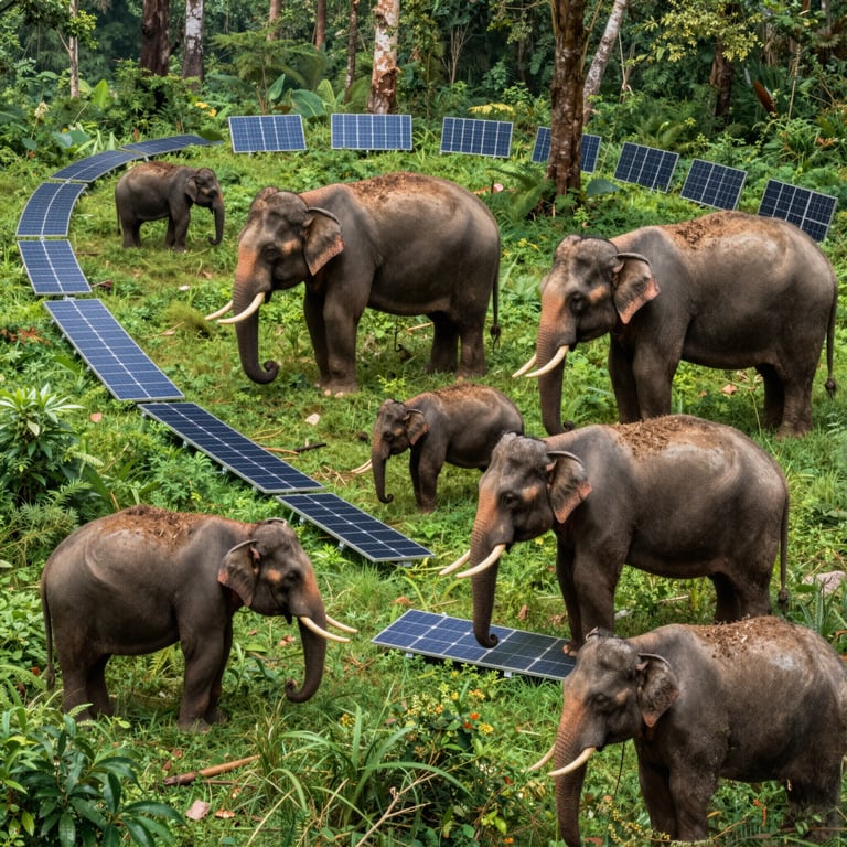 Strategie Innovative per Proteggere l'Habitat Naturale degli Elefanti Selvatici