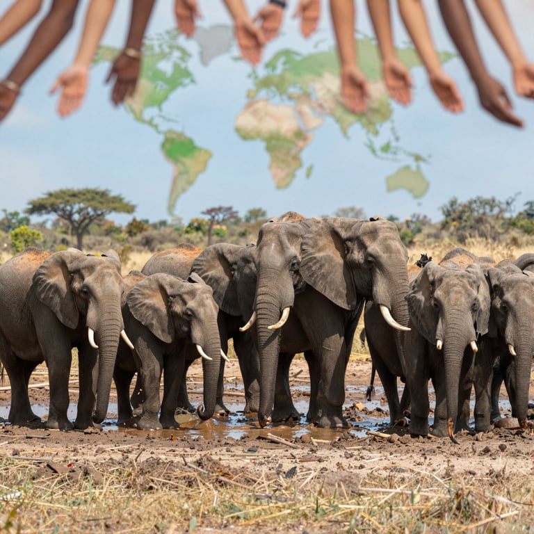 Iniziative Globali per Salvare le Specie di Elefanti in Pericolo