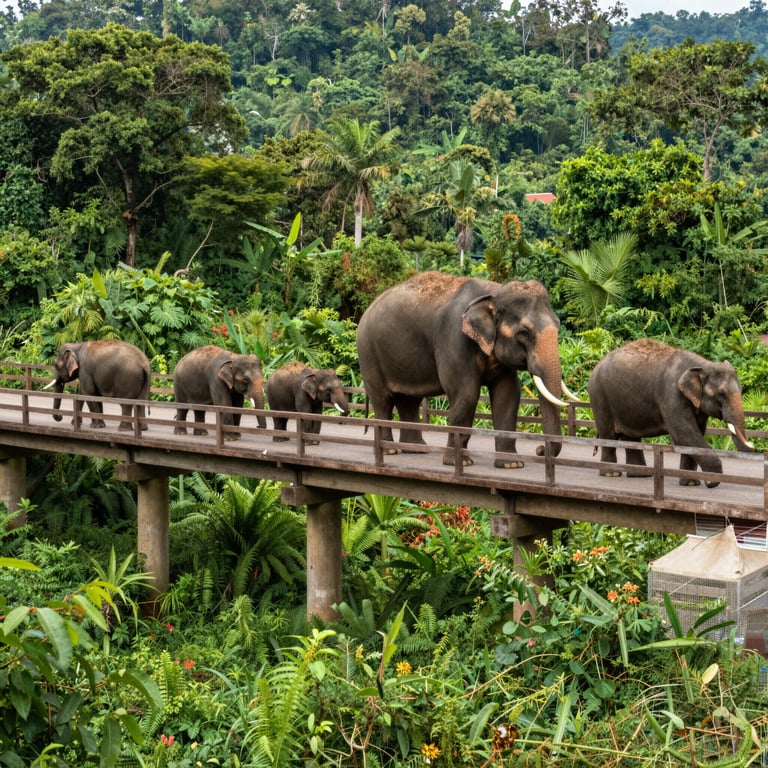Infrastrutture Sostenibili per Proteggere gli Elefanti Asiatici dalla Scomparsa