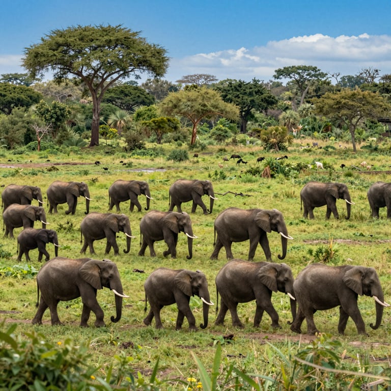 Preservare Habitat Vitali: Impegni Globali per la Protezione degli Elefanti Selvatici