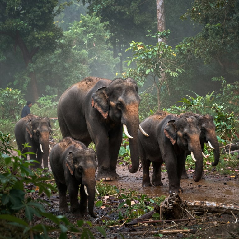 Affrontare le Minacce Critiche alla Sopravvivenza degli Elefanti Asiatici