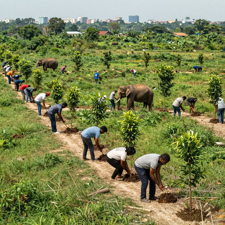 Iniziative Globali per Proteggere gli Elefanti dall'Avanzata Umana