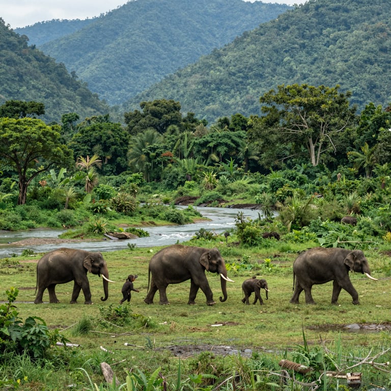 Esplorare l'Asia Salvando Elefanti: Il Ruolo del Turismo nella Conservazione