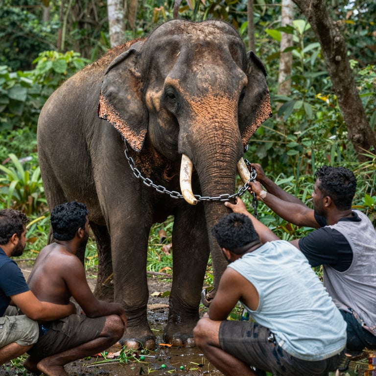 Soccorso Urgente per Elefante Sofferente da Anni di Lavoro Schiavistico