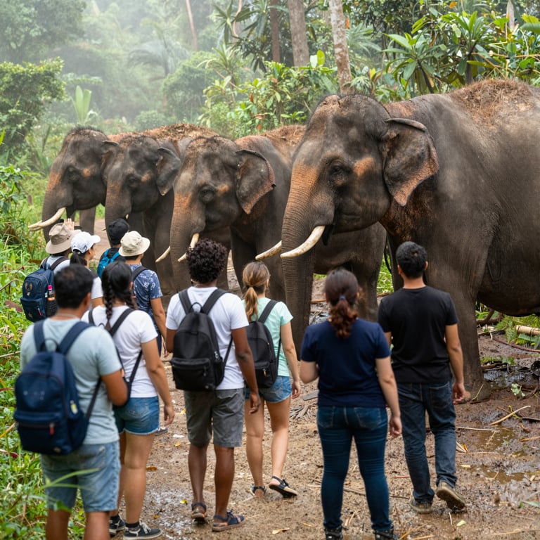 Sostieni la Protezione degli Elefanti Tramite Tour Ecologici e Iniziative Filantropiche