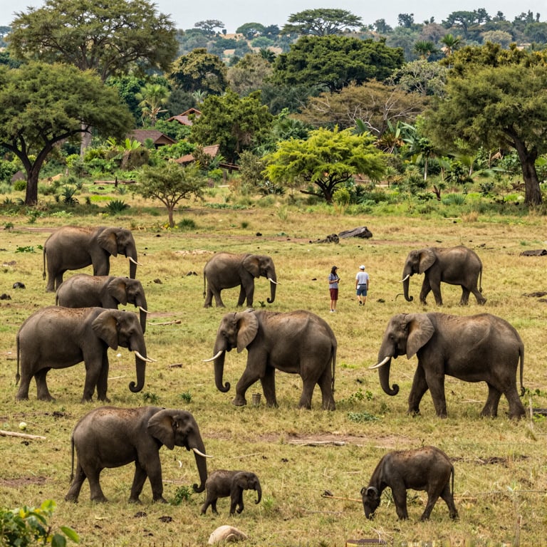 Iniziative Mondiali per Proteggere l'Abitat degli Elefanti in Pericolo