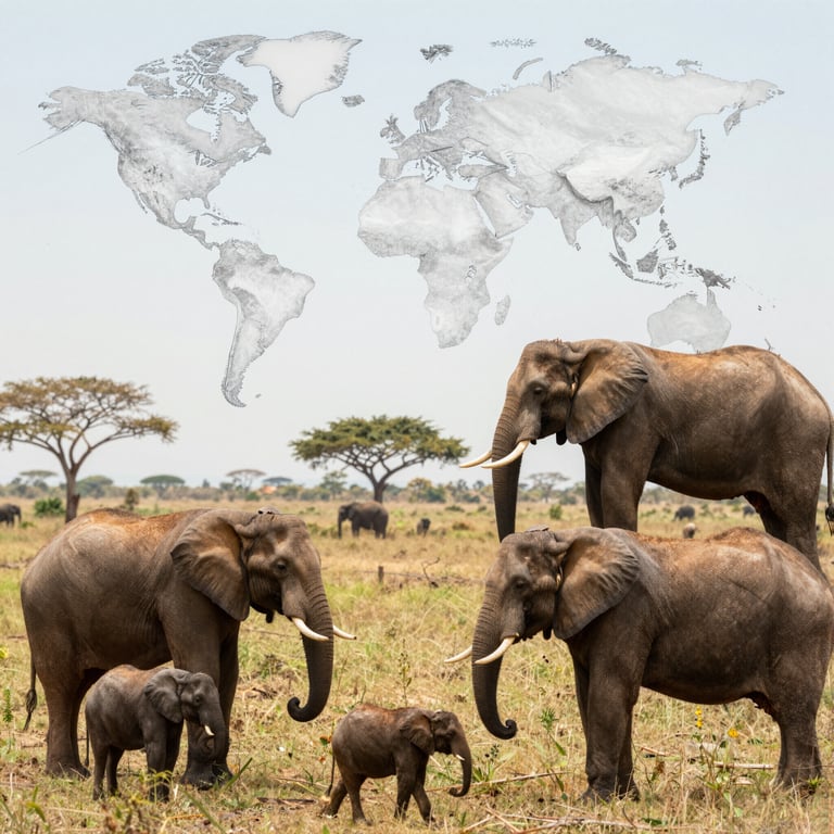 Iniziative Globali per Proteggere le Popolazioni di Elefanti