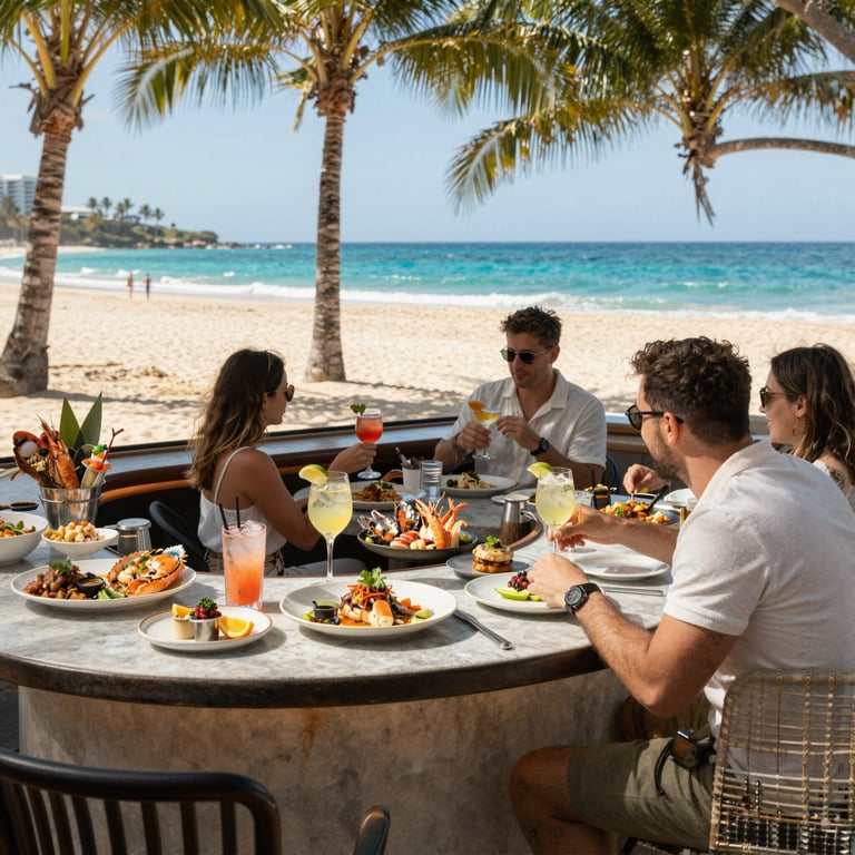 Unwind at 12 Rocks: Premier Australian Beach Bar with Elite Cocktails and Seafood Delights