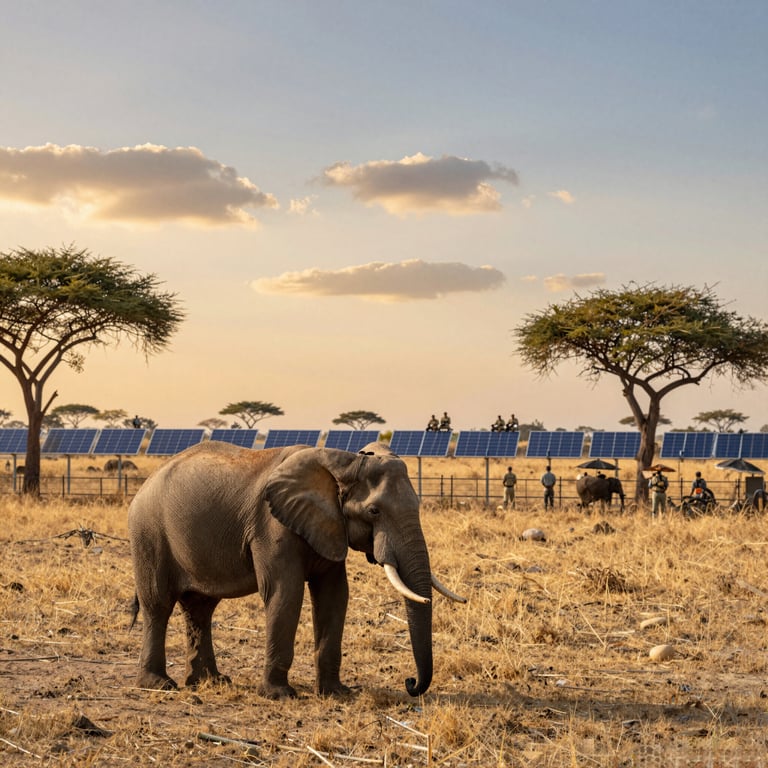 Soluzioni Innovative per Ridurre Conflitti tra Uomo e Elefanti e Favorire Coesistenza