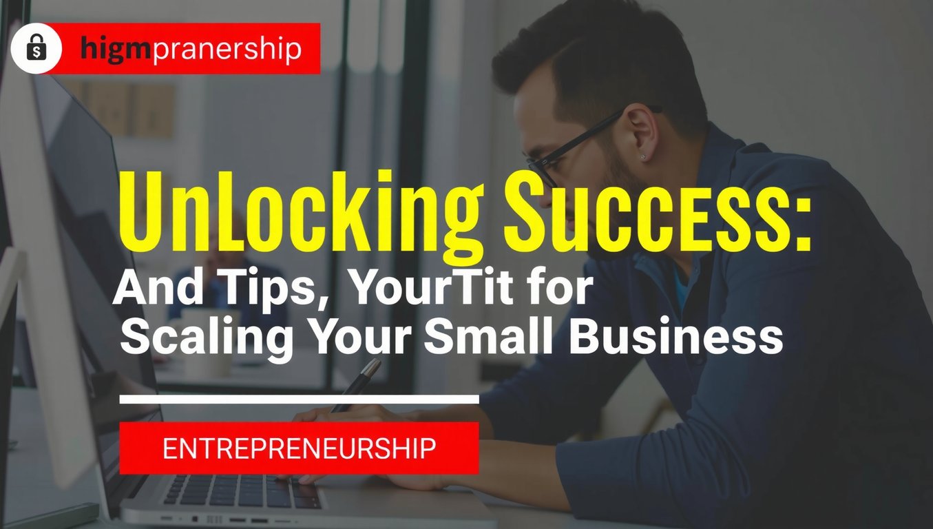 Unlocking Success: Essential Tips for Scaling Your Small Business