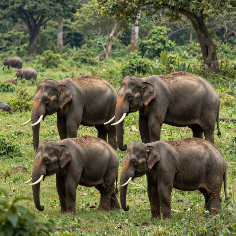 Sforzi per la Protezione degli Elefanti Selvatici: Salvaguardia Habitat e Lotta al Bracconaggio